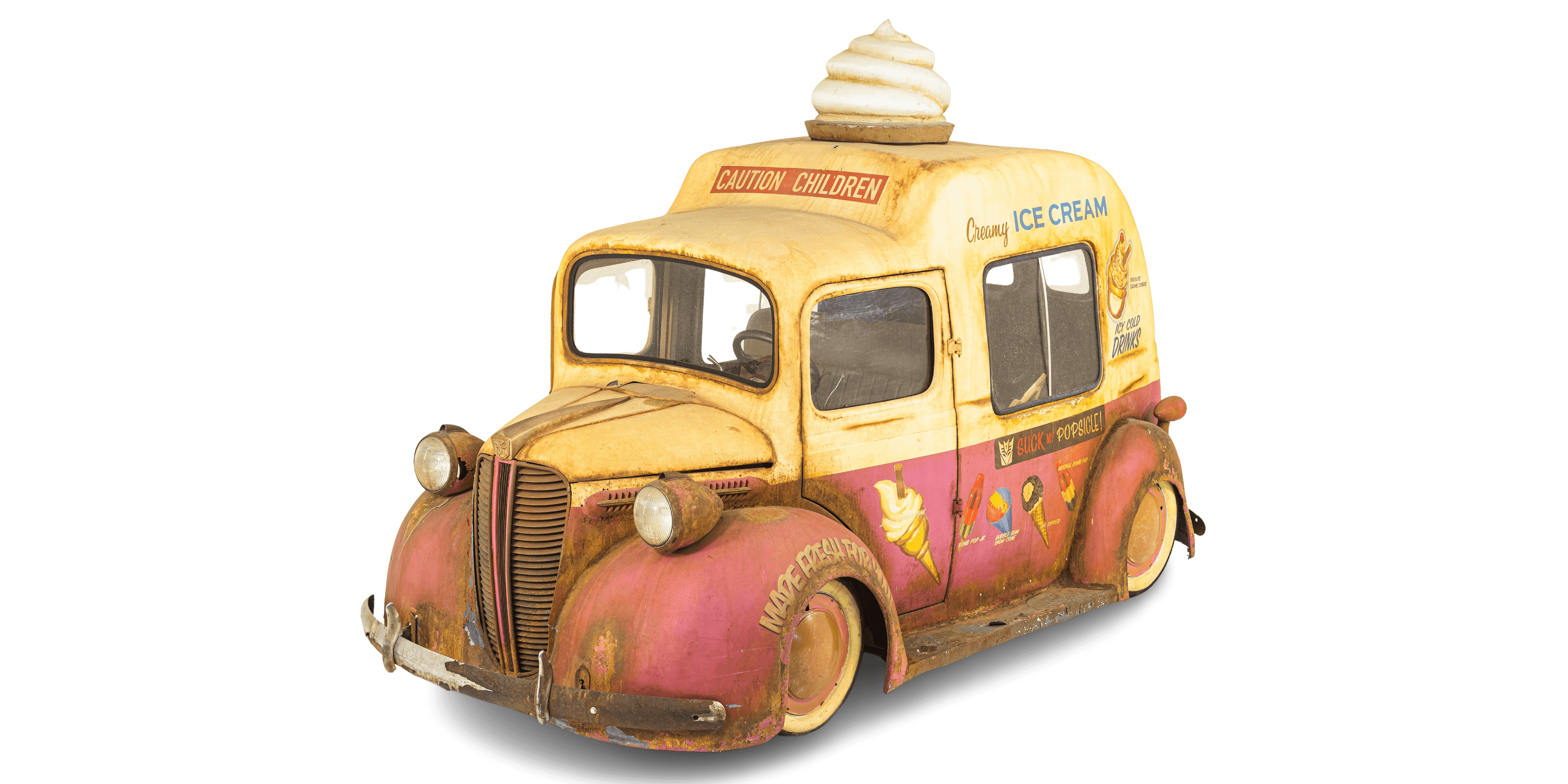 Transformers Ice Cream Truck Skids and Mudflap